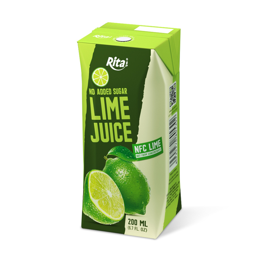 No sugar Lime juice 200ml aseptic